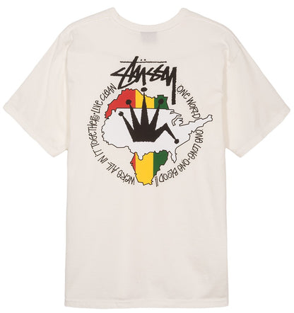 STUSSY ONE WORLD ONE LOVE ONE BLOOD TEE