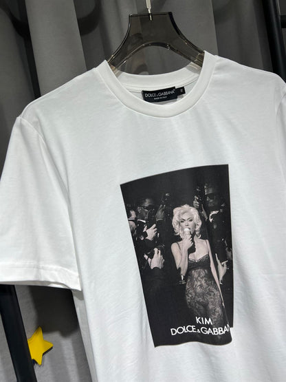 DOLCE & GABBANA CIAO KIM ICE CREAM-PRINT T-SHIRT – DT013
