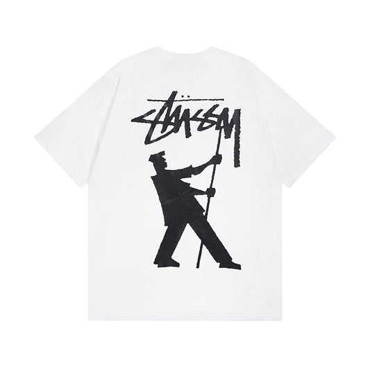 STUSSY DANCER PRINT TEE WHITE