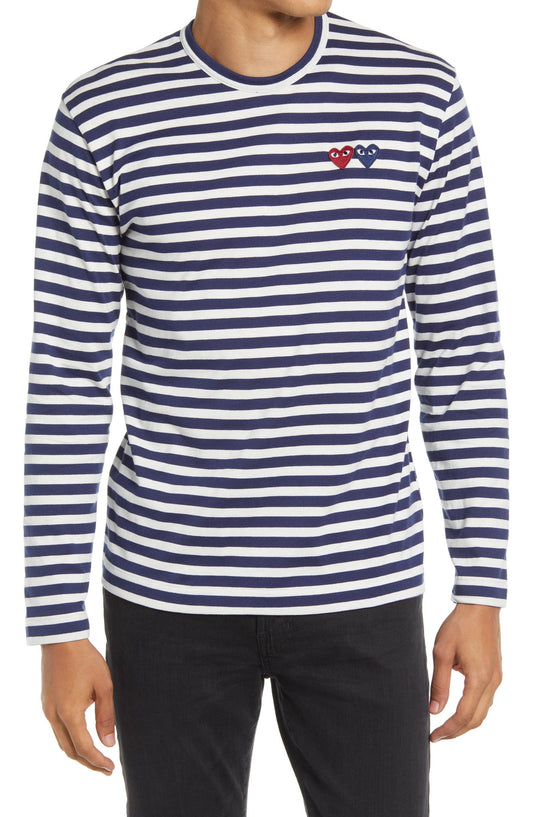 Twin Appliqué Stripe T-Shirt