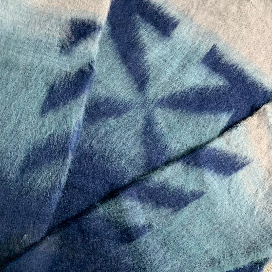 Off-White gradient arrow mohair hoodie
