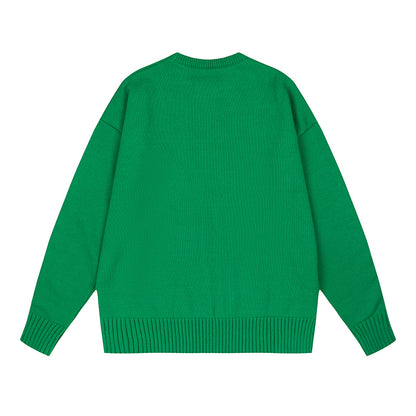 AMI  Logo Crewneck Hoodie Dark Green