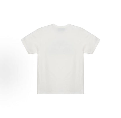 GUCCI T-shirt with letter logo print, round neck, short sleeve, unisex, SS23, women's style, white color