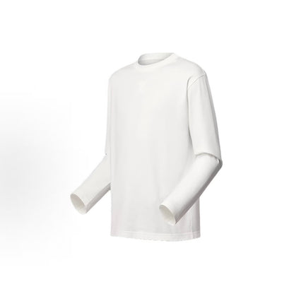 LOUIS VUITTON SS26 Solid Color Round-neck Long-sleeved T-shirt for Men