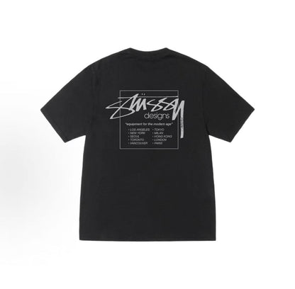 Stussy SS25 Front-Print Loose Short Sleeve T-Shirt, Unisex