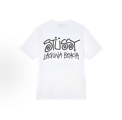 Stussy × OUR LEGACY Collection - Color-matching Letter Logo Short-Sleeved American Retro T-Shirt (Same Style for Both Men and Women)