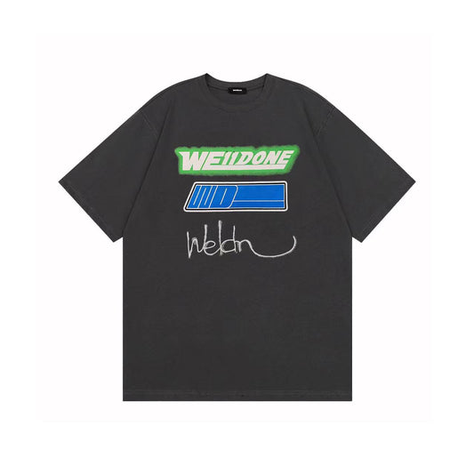 WE11DONE Sign Logo Tee Grey