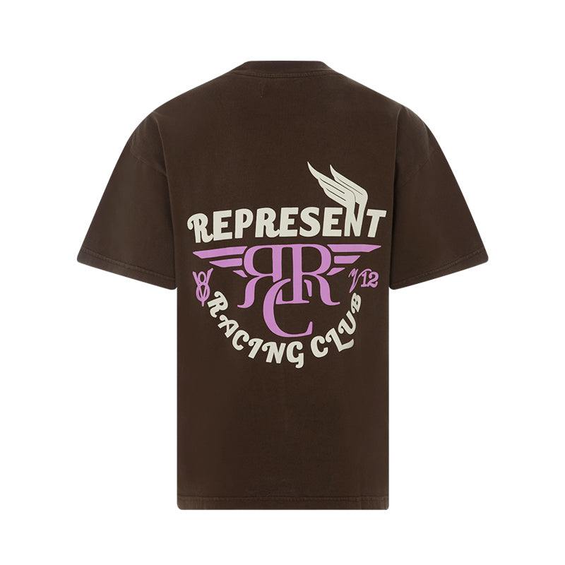 REPRESENT  RACING CLUB BROWN TEE