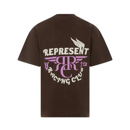 REPRESENT  RACING CLUB BROWN TEE