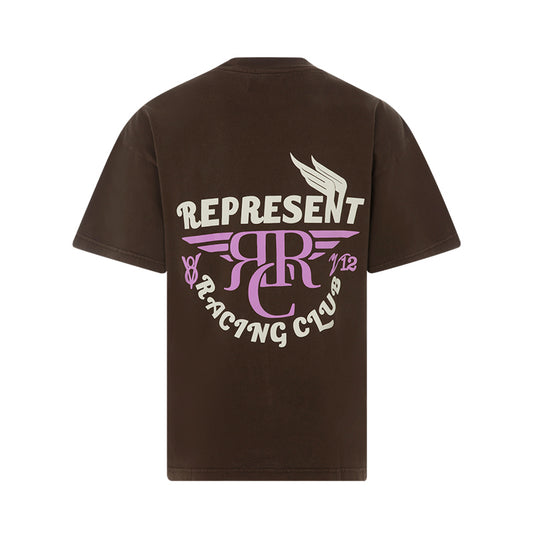 REPRESENT  RACING CLUB BROWN TEE