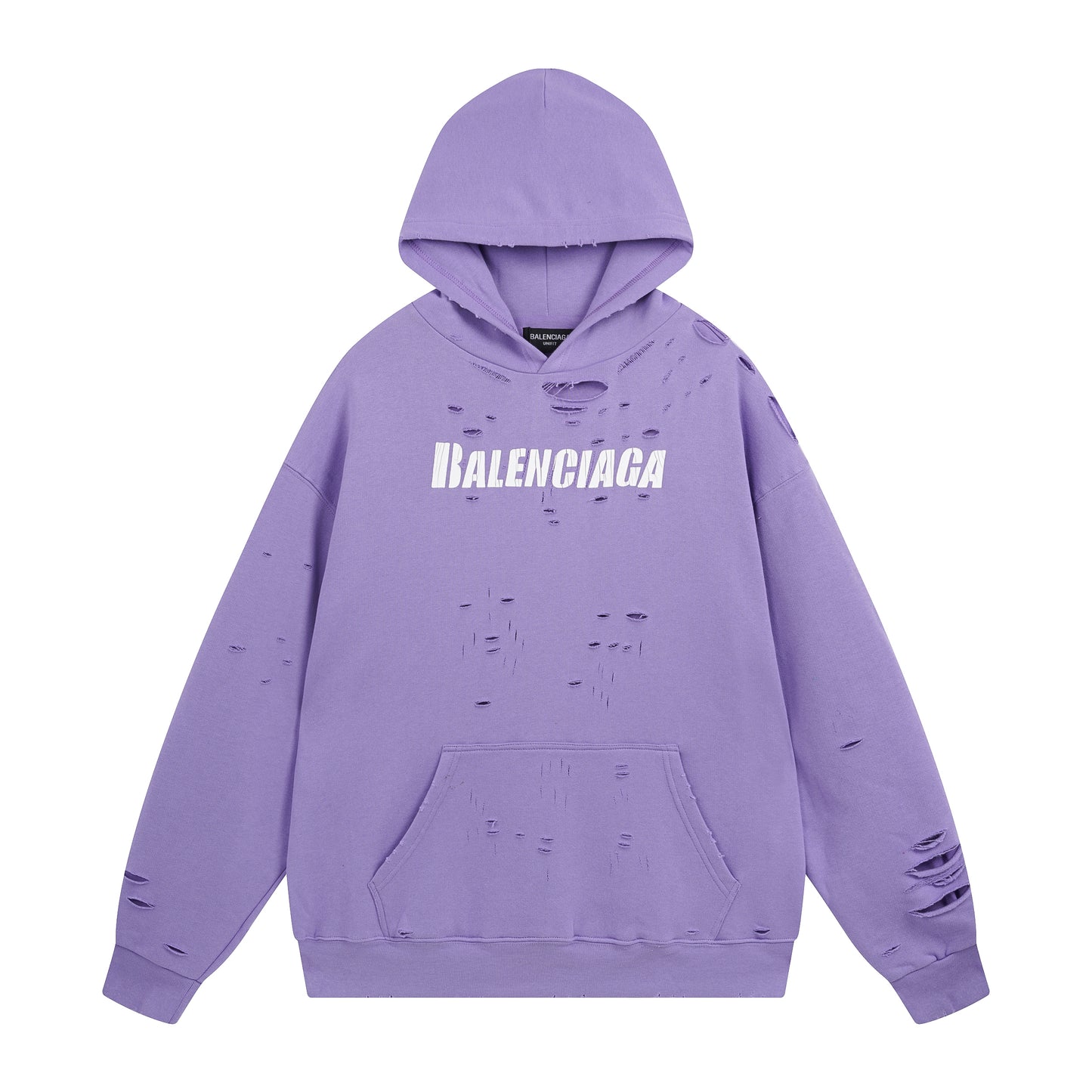 Balenciga logo hoodie BL238001 lilac