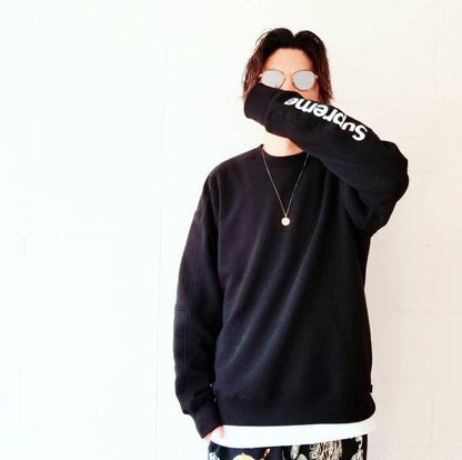 Supreme Formula Crewneck Hoodie Black
