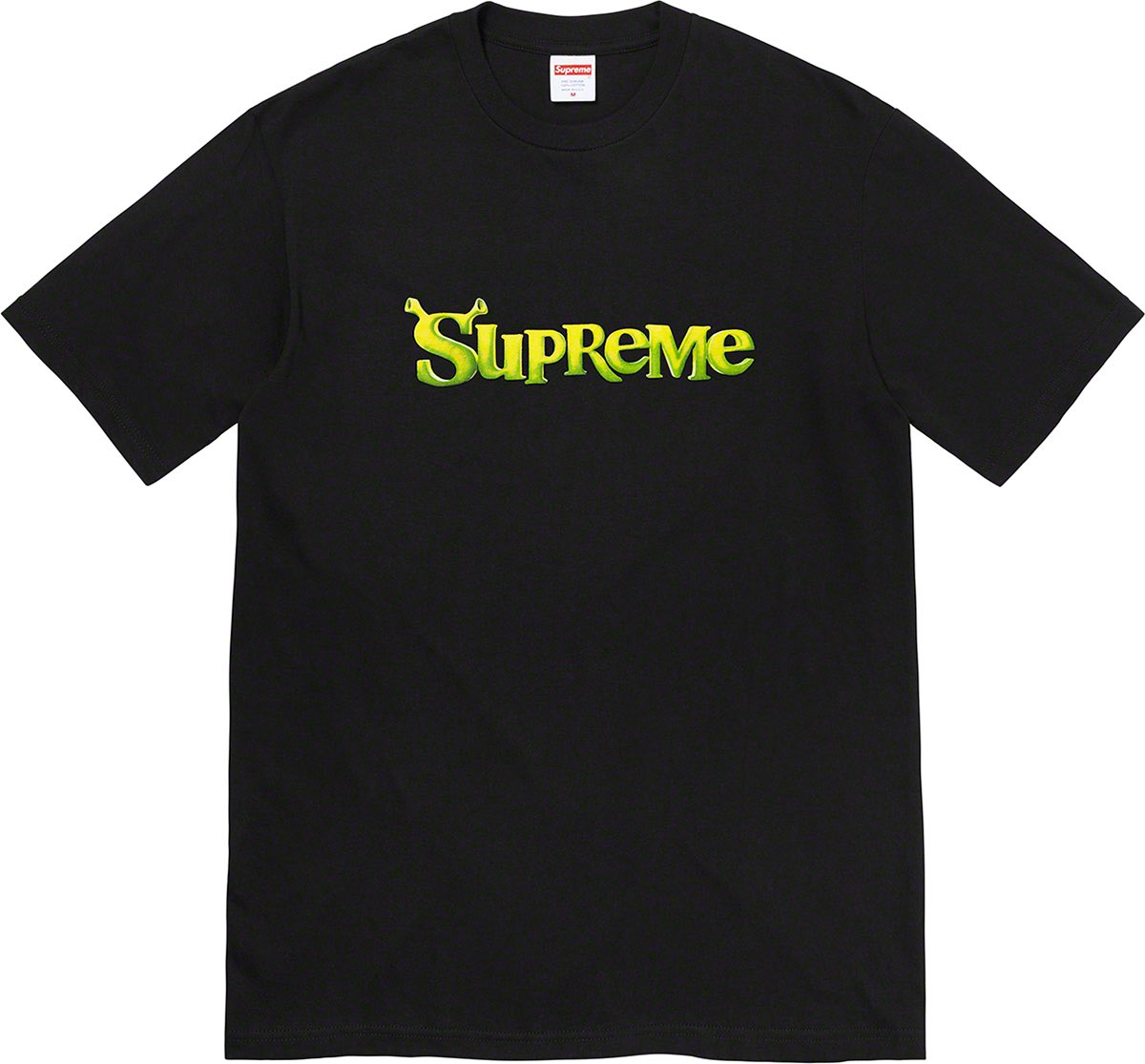 Supreme Green Art Fonts Tee
