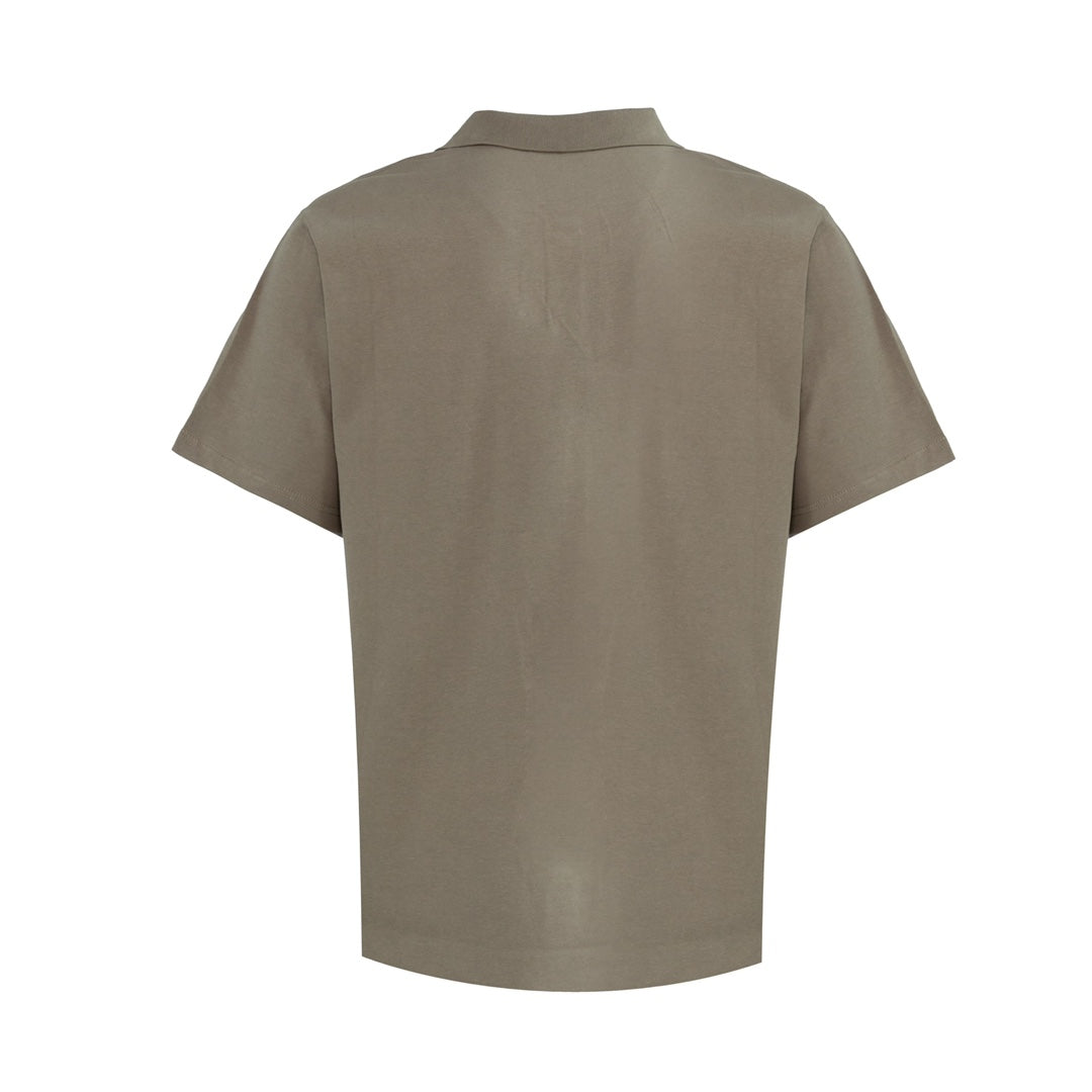 Stone Island Polo In Brown