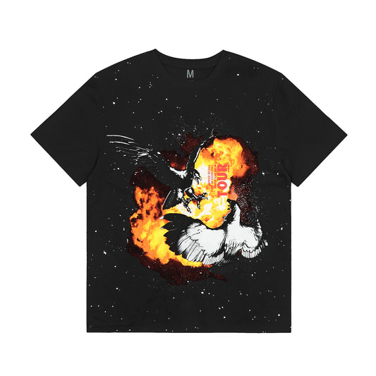 Travis Scott Eagle Print Tshirt Black