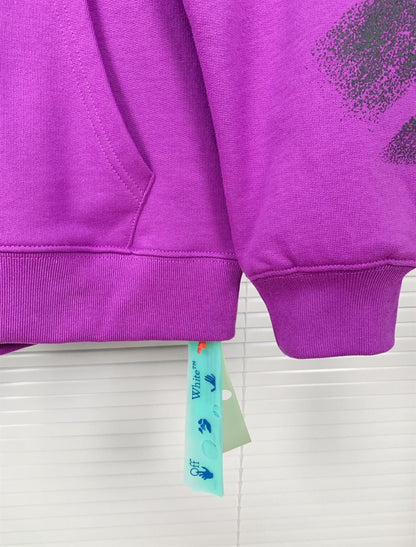 OFF-WHITE ARROWS-PRINT DRAWSTRING HOODIE – OS013