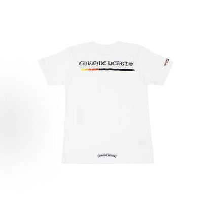 Chrome Hearts FW22 Artistic Font Printed Roundneck Short-Sleeved T-Shirt (For Both Men and Women)