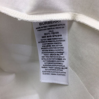 BURBERRY EMBOSSED LOGO COTTON OVERSIZED T-SHIRT – BRS024