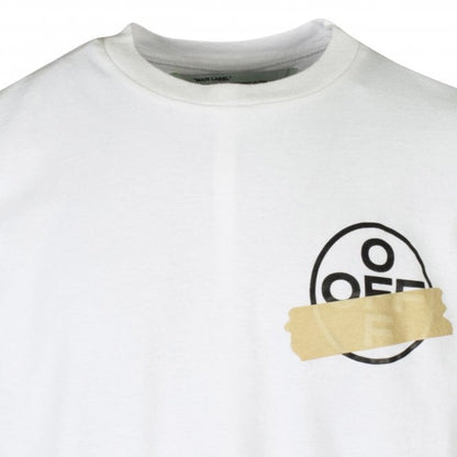 Off-White White Tape Arrow Print T-Shirt