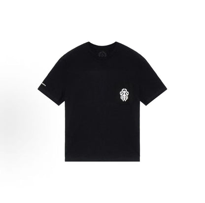 Chrome Hearts Sanskrit Sword Embroidered Short-Sleeved T-Shirt (For Both Men and Women)
