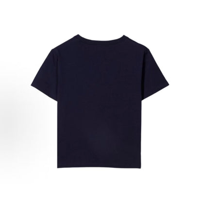 GUCCI T-shirt with logo print, round neck, short sleeve, children's style