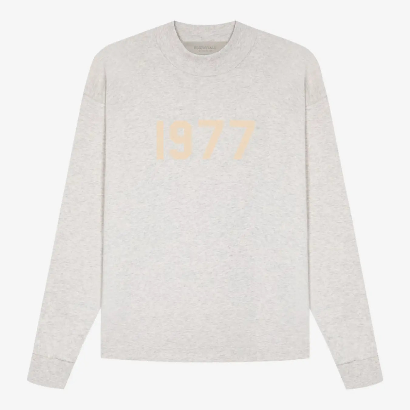 FOG Fear of God 1977 retro leisure bottoming shirt 22 Reunion line long sleeves light grey
