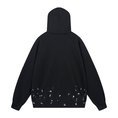 Balenciga logo hoodie BL238057 black