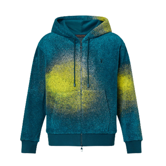 LOUIS VUITTON EMBROIDERED ZIP THROUGH HOODIE – LVH053