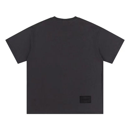 WE11DONE Multicolor Logo Tee Grey