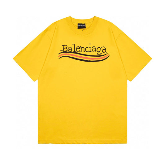 Balenciga logo tee lx2326 yellow