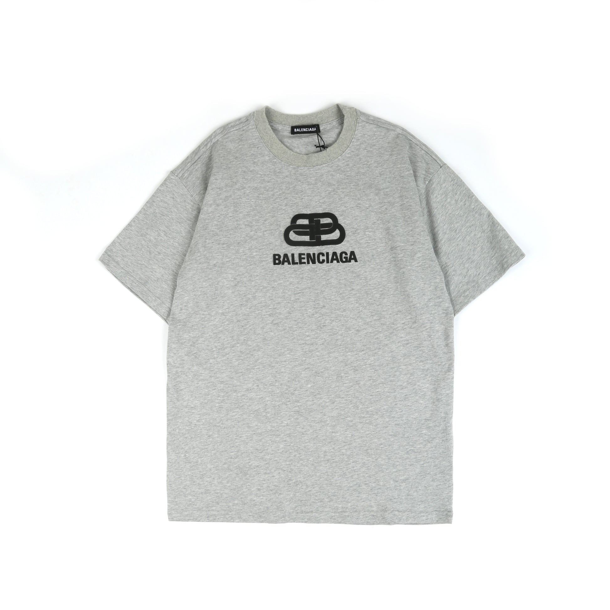 Balenciga logo tee LX001 grey