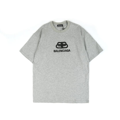 Balenciga logo tee LX001 grey