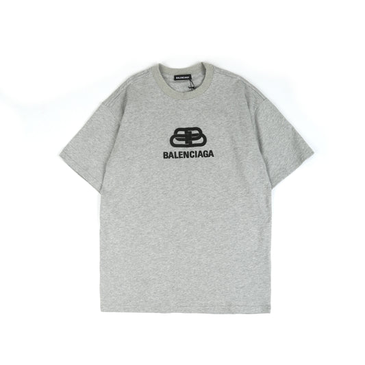 Balenciga logo tee LX001 grey