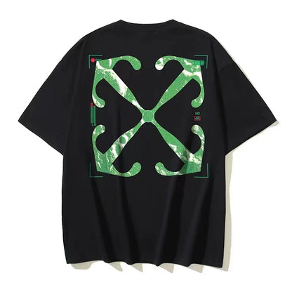 OFF-WHITE Moon Images Print Shirt Black