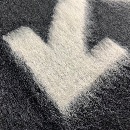 Off-White gradient arrow mohair hoodie