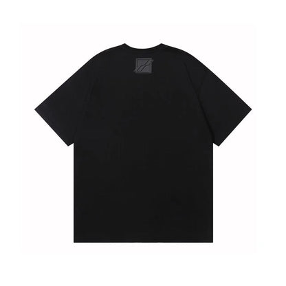 WE11DONE Colorful Barrage Print Tee Black