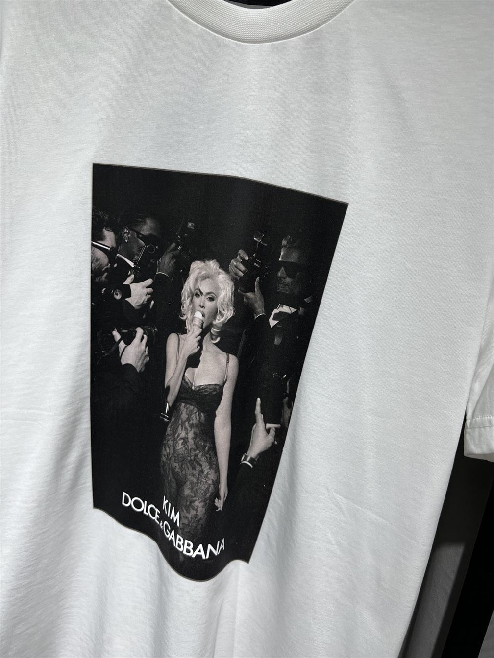 DOLCE & GABBANA CIAO KIM ICE CREAM-PRINT T-SHIRT – DT013