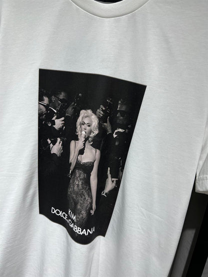DOLCE & GABBANA CIAO KIM ICE CREAM-PRINT T-SHIRT – DT013
