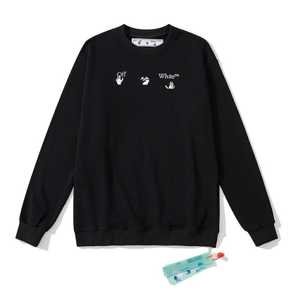 Off-White arrow dissolve hoodie black/blue