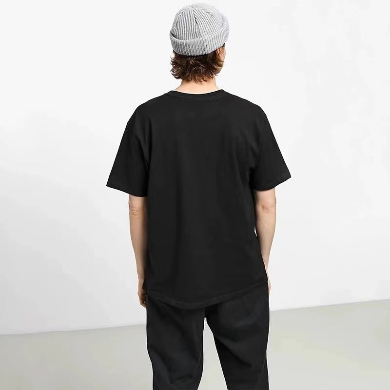 STUSSY OVAL TEE BLACK