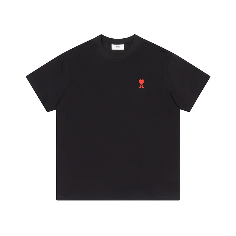 AMI Small Logo Tee Black