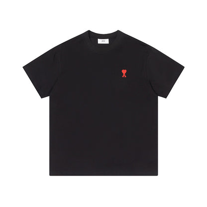 AMI Small Logo Tee Black