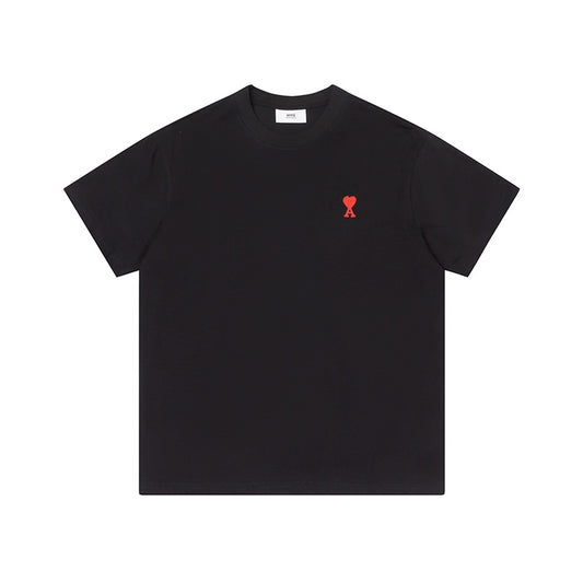 AMI Small Logo Tee Black
