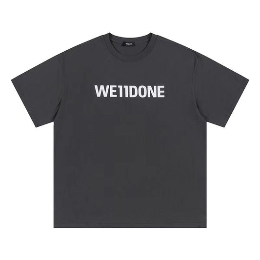 WE11DONE Logo Tee Grey