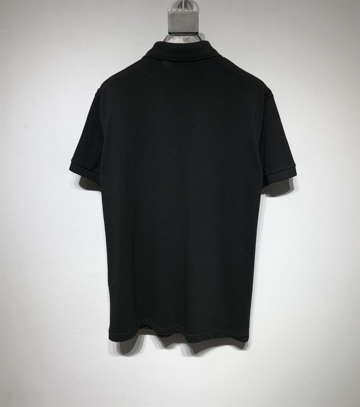 DIOR CD ICON POLO SHIRT BLACK COTTON PIQUÉ – DOT026