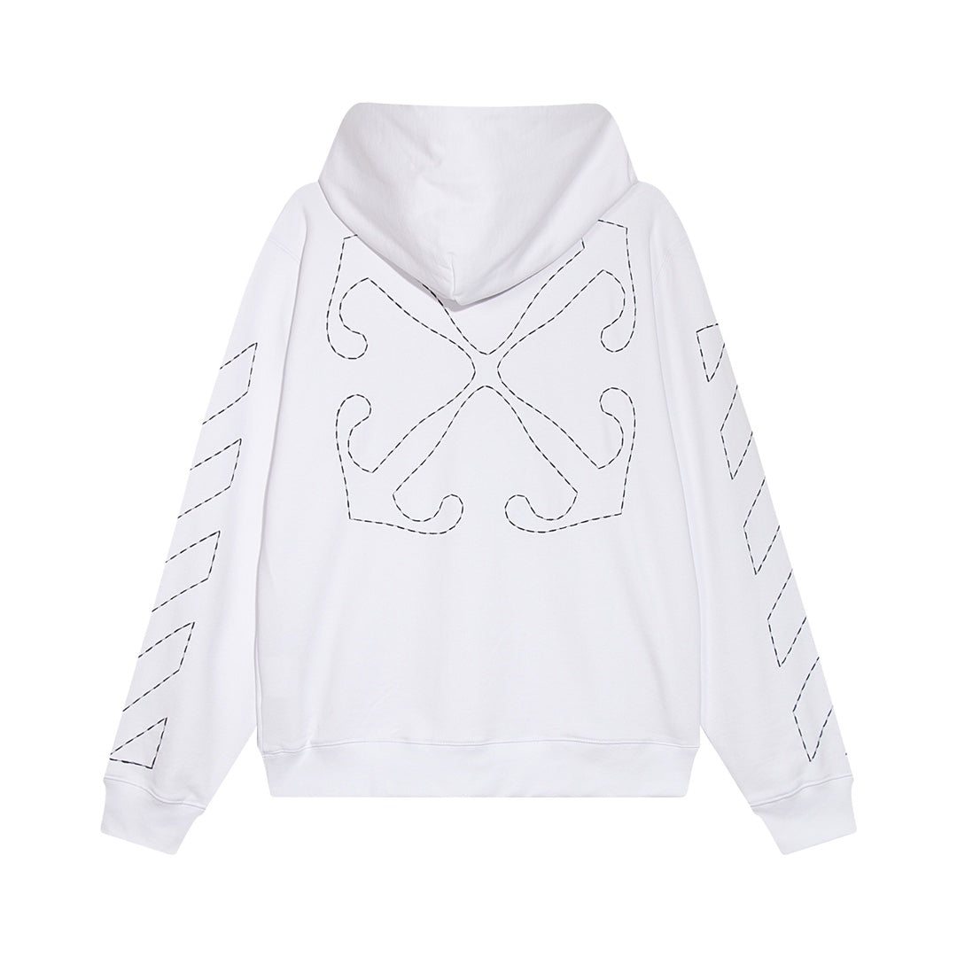 OFF WHITE ANCHOR ARROW HOODIE
