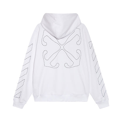 OFF WHITE ANCHOR ARROW HOODIE