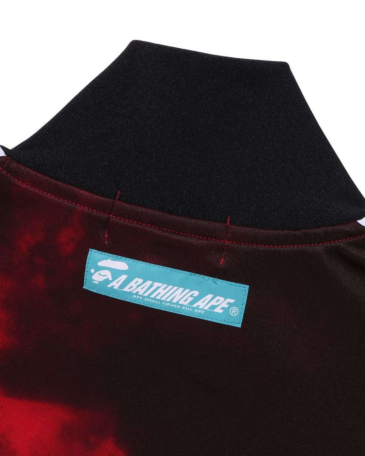 A Bathing Ape Tie Dye Track Jacket In Bright Red