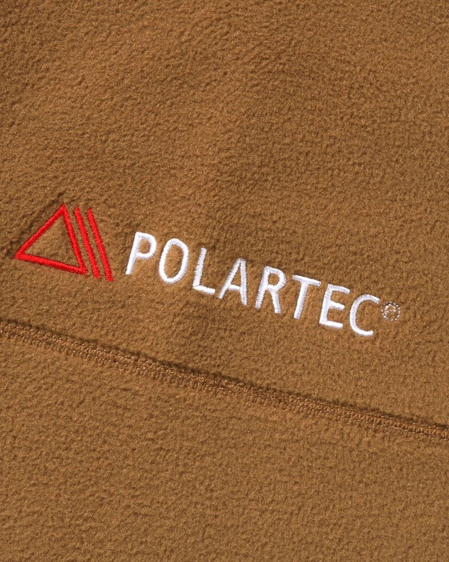 A Bathing Ape X Polartec Wide Fit Crewneck In Camel