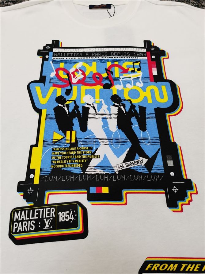 LOUIS VUITTON JAZZ FLYERS SHORT-SLEEVED T-SHIRT – LVTS038